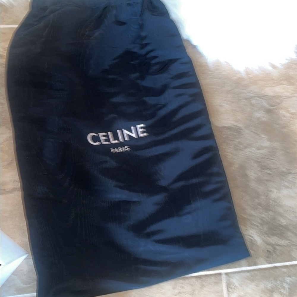 Celine Dark Brown Monogram Tote - Picture 3 of 6